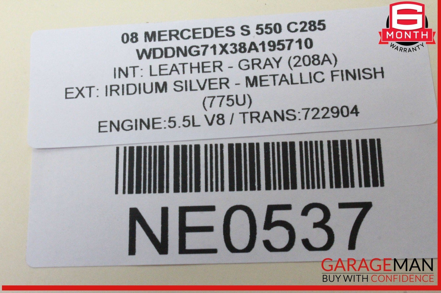 07-14 Mercedes W221 S550 CL500 Front Right Dash Dashboard Airbag Air Bag OEM