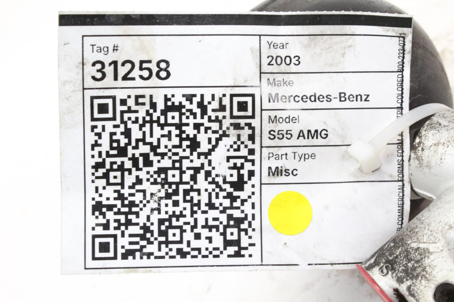 2000-2008 Mercedes W220 S55 AMG Pressure Relief Valve ABC Hydraulic Suspension