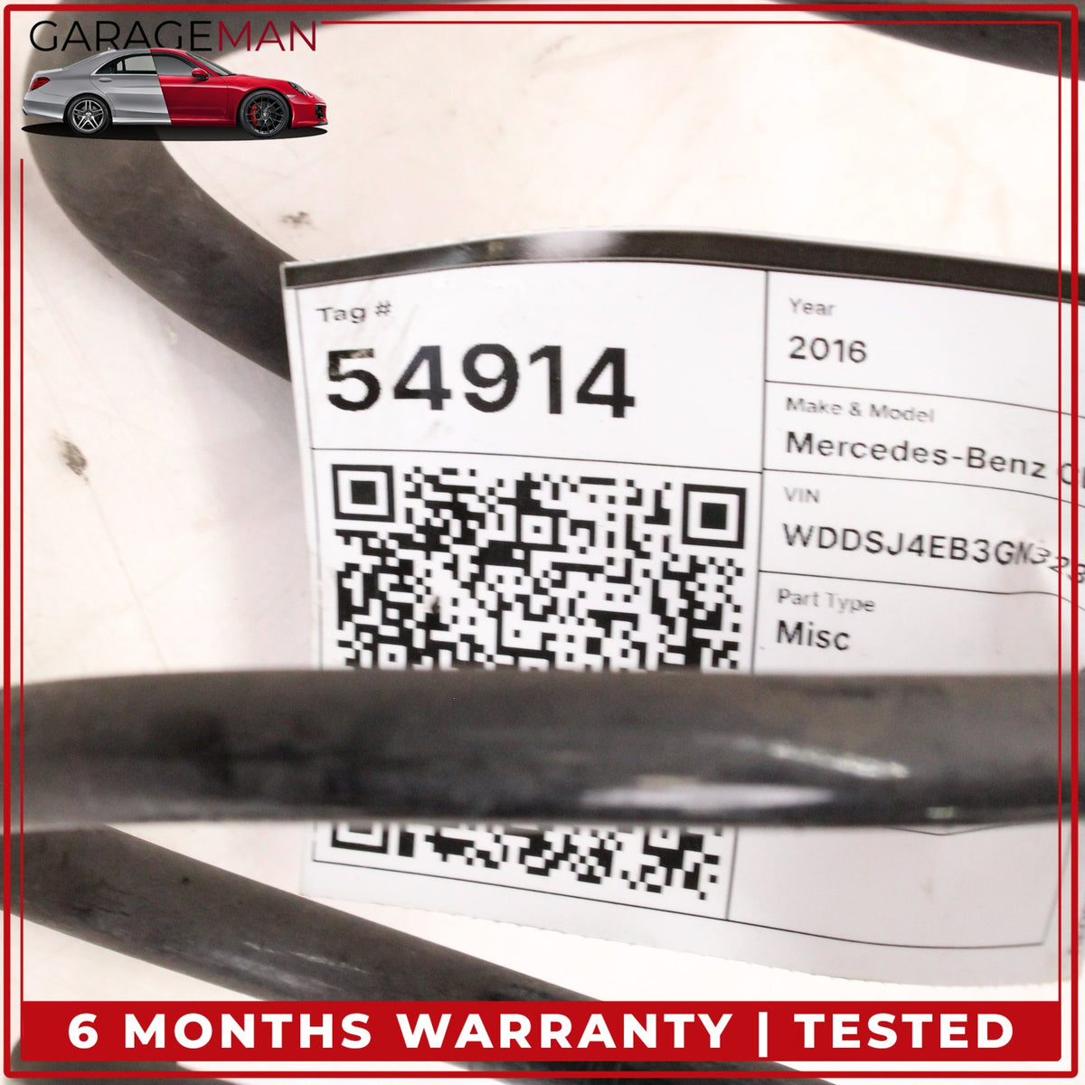 2014-2019 Mercedes W117 CLA250 CLA45 AMG Rear Right or Left Side Coil Spring OEM