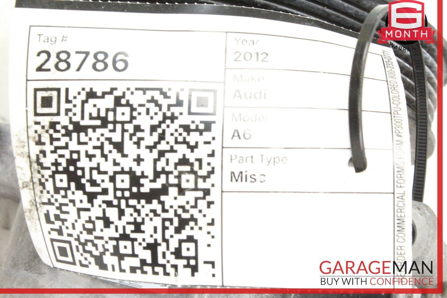 2012-2018 Audi A6 C7 Sedan AC A/C Air Conditioning Compressor 4G0260805A OEM