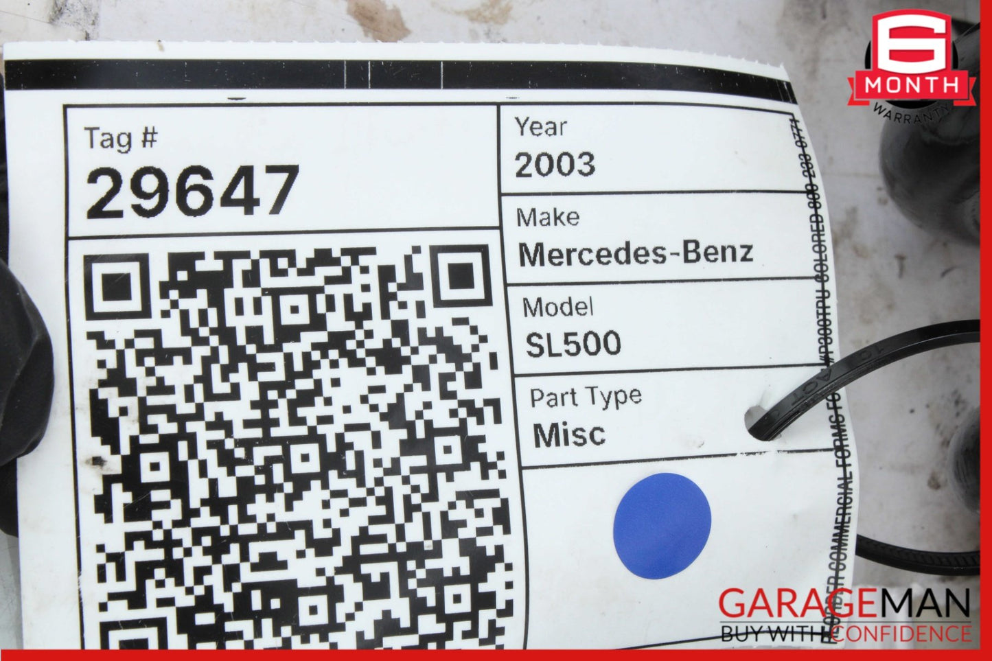 2003-2006 Mercedes SL500 R230 Rear Left & Right Shock Strut Absorber 2303200213