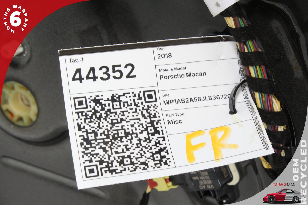 2018 Porsche Macan 95B SUV Right Front Door Shell 95B831022 OEM