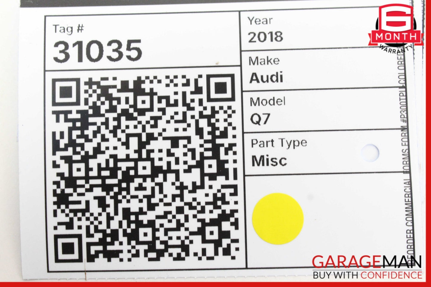 2017-2024 Audi Q7 Rear Right Trunk Tailgate Power Lift Motor 4M0827852A