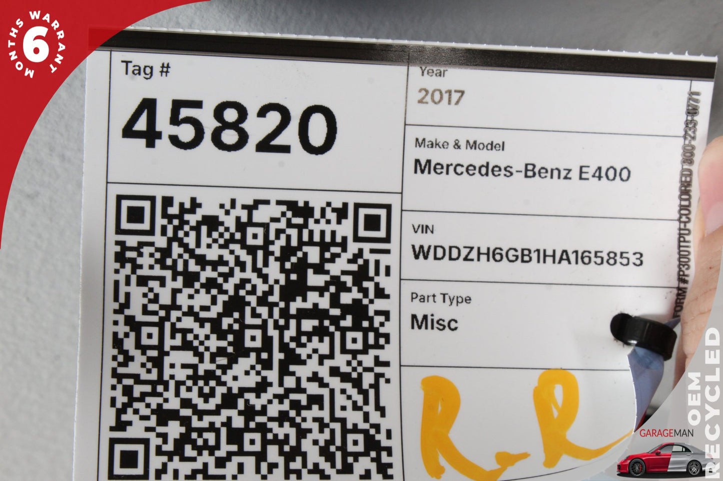 17-19 Mercedes-Benz E400 W213 Wagon Right Rear Door Trim Panel DESIGNO 2135407525