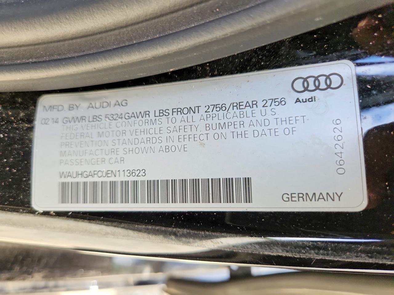 Parting Out- 2014 Audi A6 C7 Prestige- 180