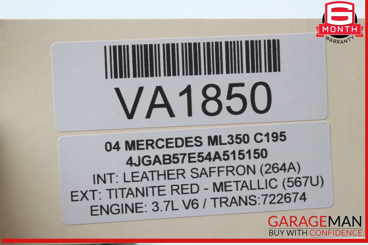 01-05 Mercedes W163 ML350 ML500 Steering Wheel Airbag Air Bag 1634600298 OEM