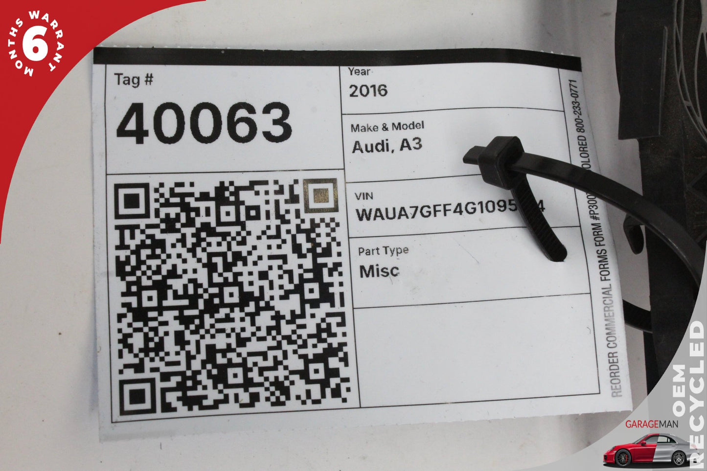 2015-2020 Audi A3 S3 RS3 Front Left Side Exterior Door Handle Blue 8V0837885 OEM