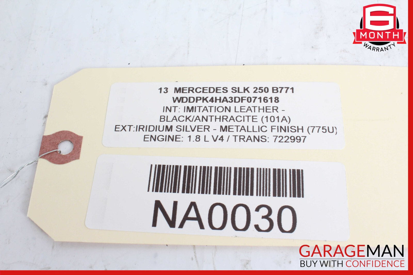 12-17 Mercedes R172 SLK250 E350 Driver Steering Wheel Airbag Air Bag OEM