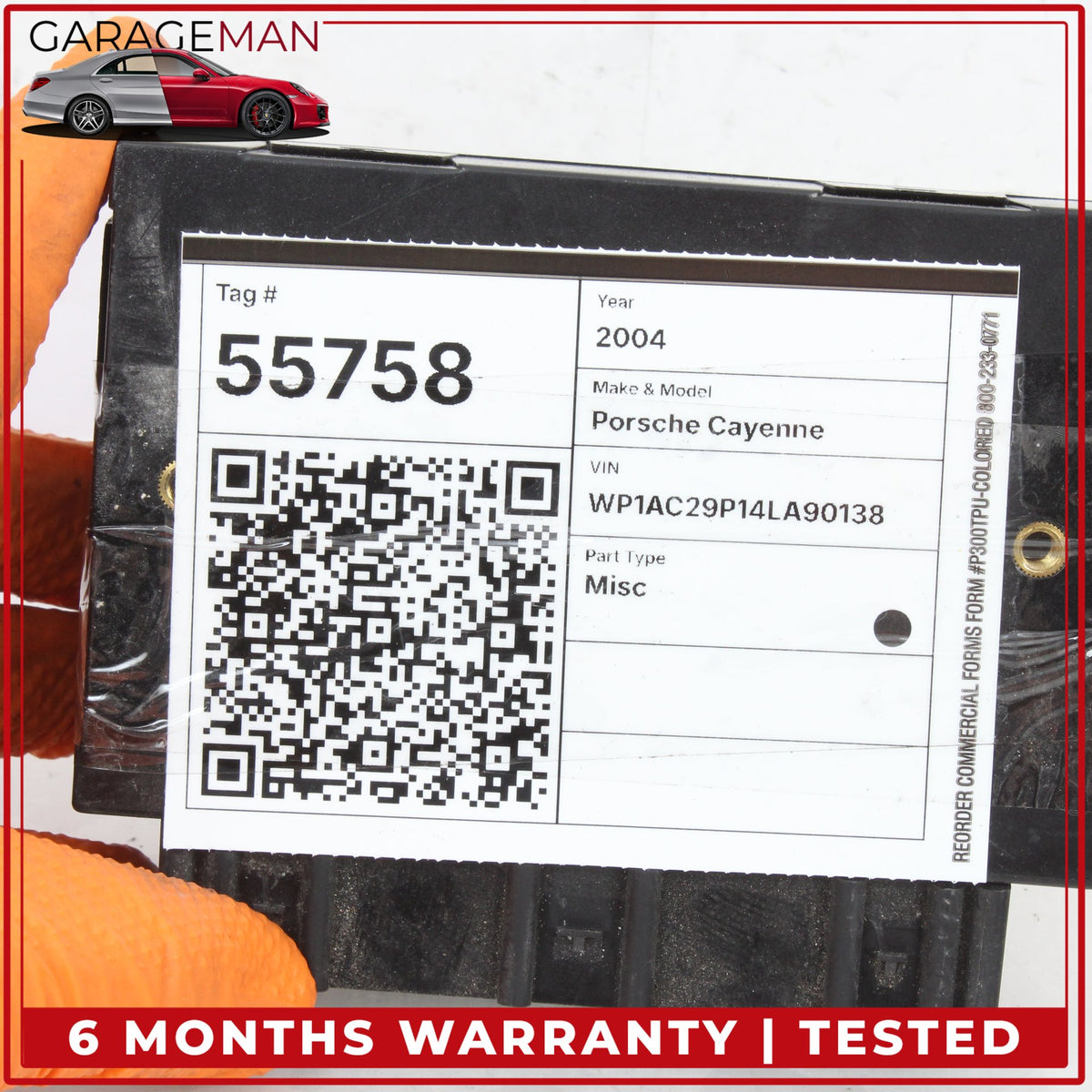 2003-2010 Porsche Cayenne 955 957 Comfort Control Module Unit 7L0959933C OEM