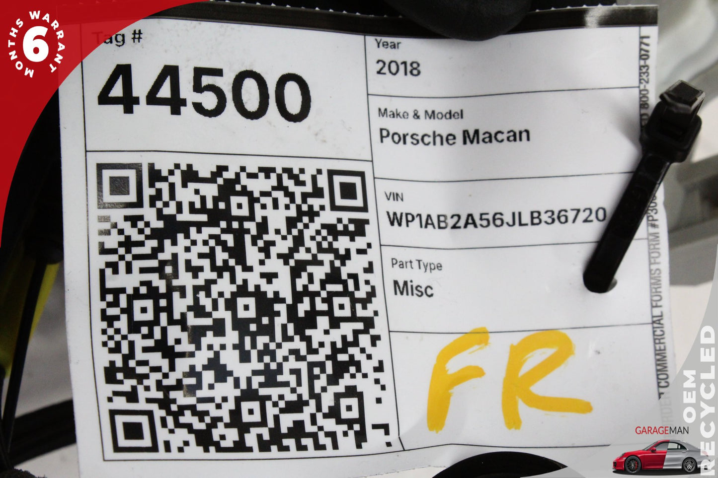 2015-2024 Porsche Macan 95B Front Right Side Door Lock Actuator 8J1837016F OEM