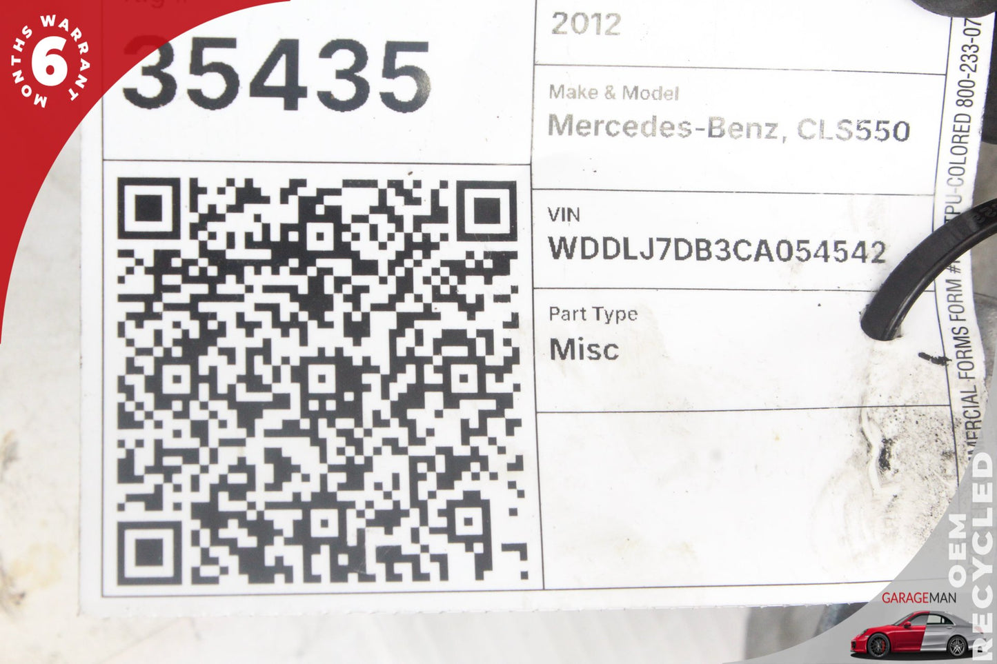 2012-2018 Mercedes-Benz CLS550 W218 AC A/C Air Conditioning Compressor OEM