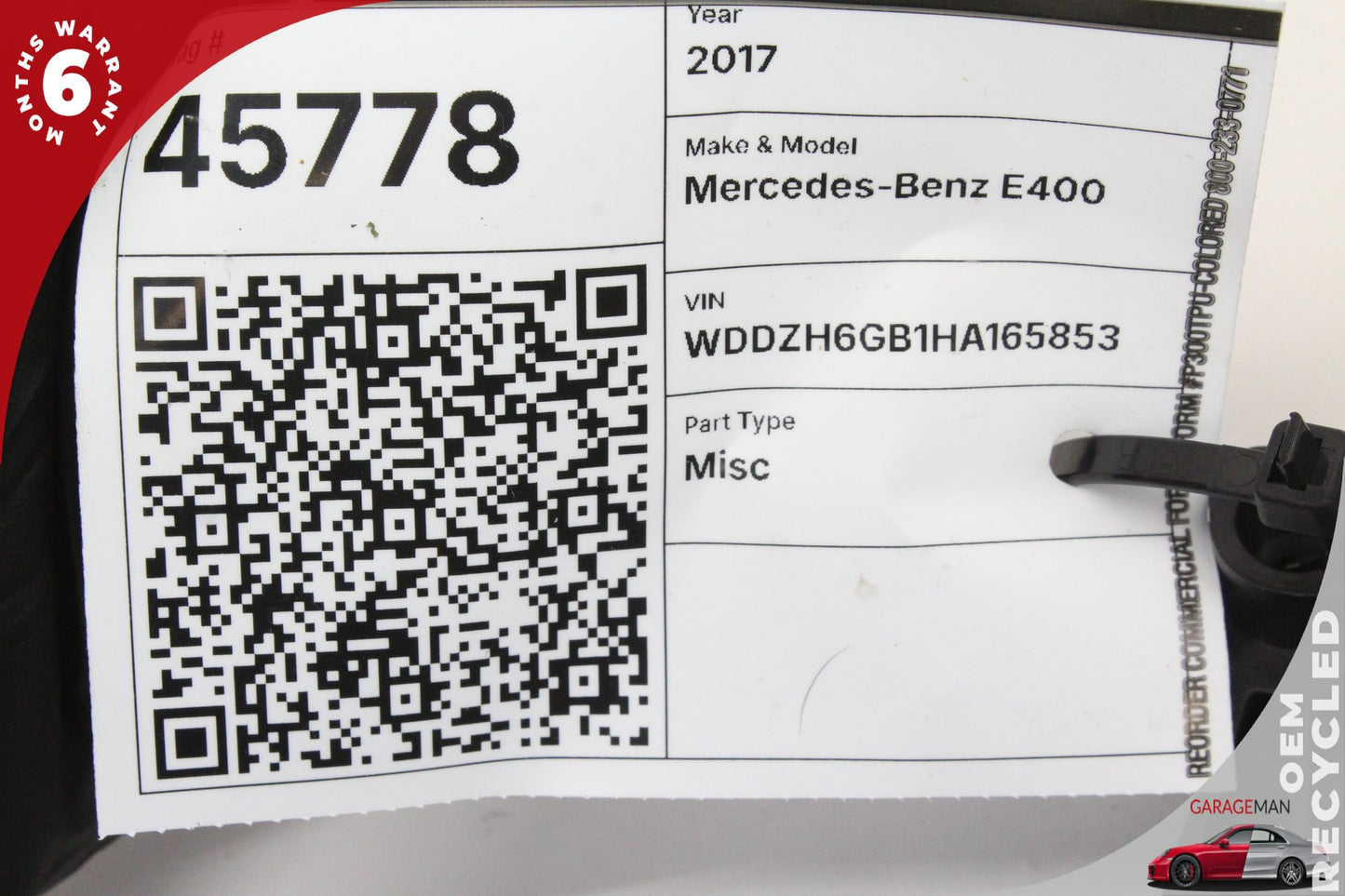 17-19 Mercedes-Benz E400 W213 Wagon Rear Left Window Regulator Motor 2139060502
