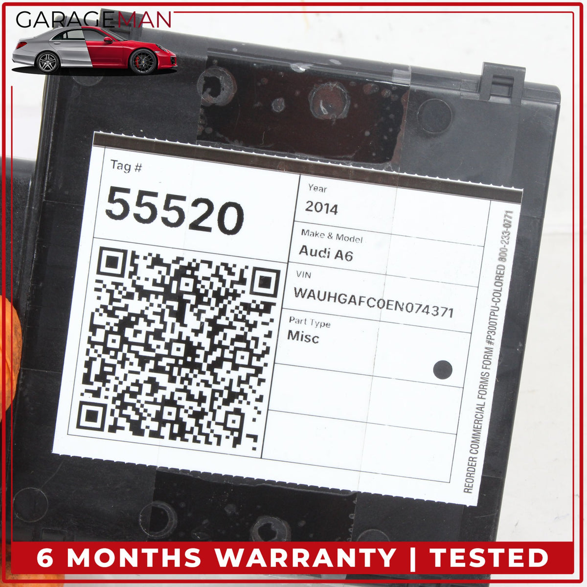 2012-2018 Audi A6 A7 Voltage Stabilizer Control Module Unit 8K0959663F OEM