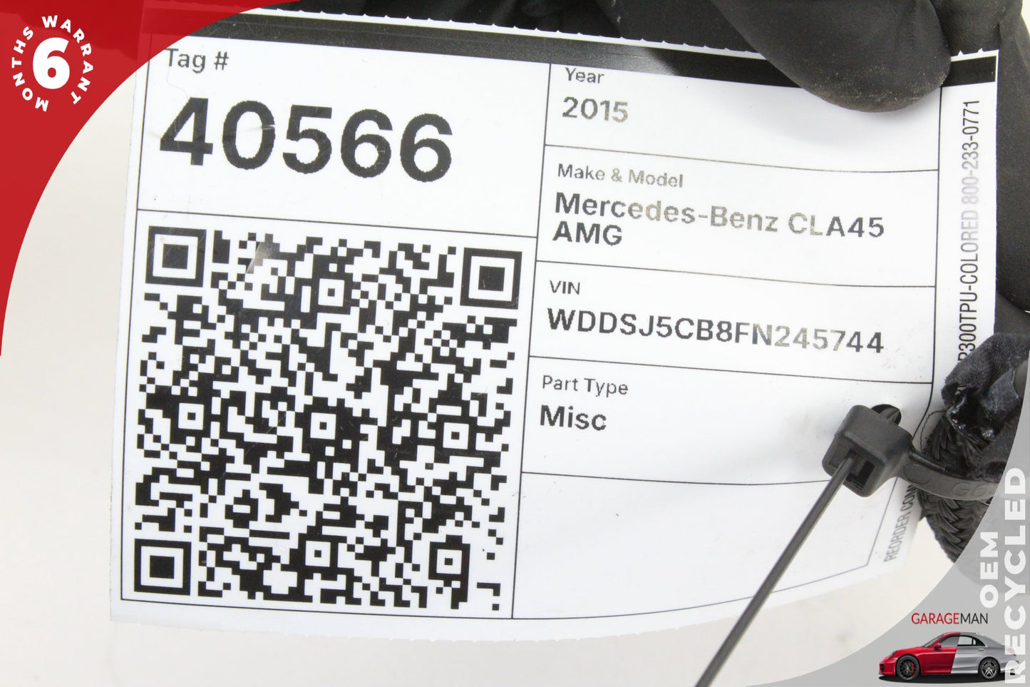 2014-2020 Mercedes-Benz CLA45 AMG w117 Sedan Rear Trunk Release Handle w/ Camera 2227500893