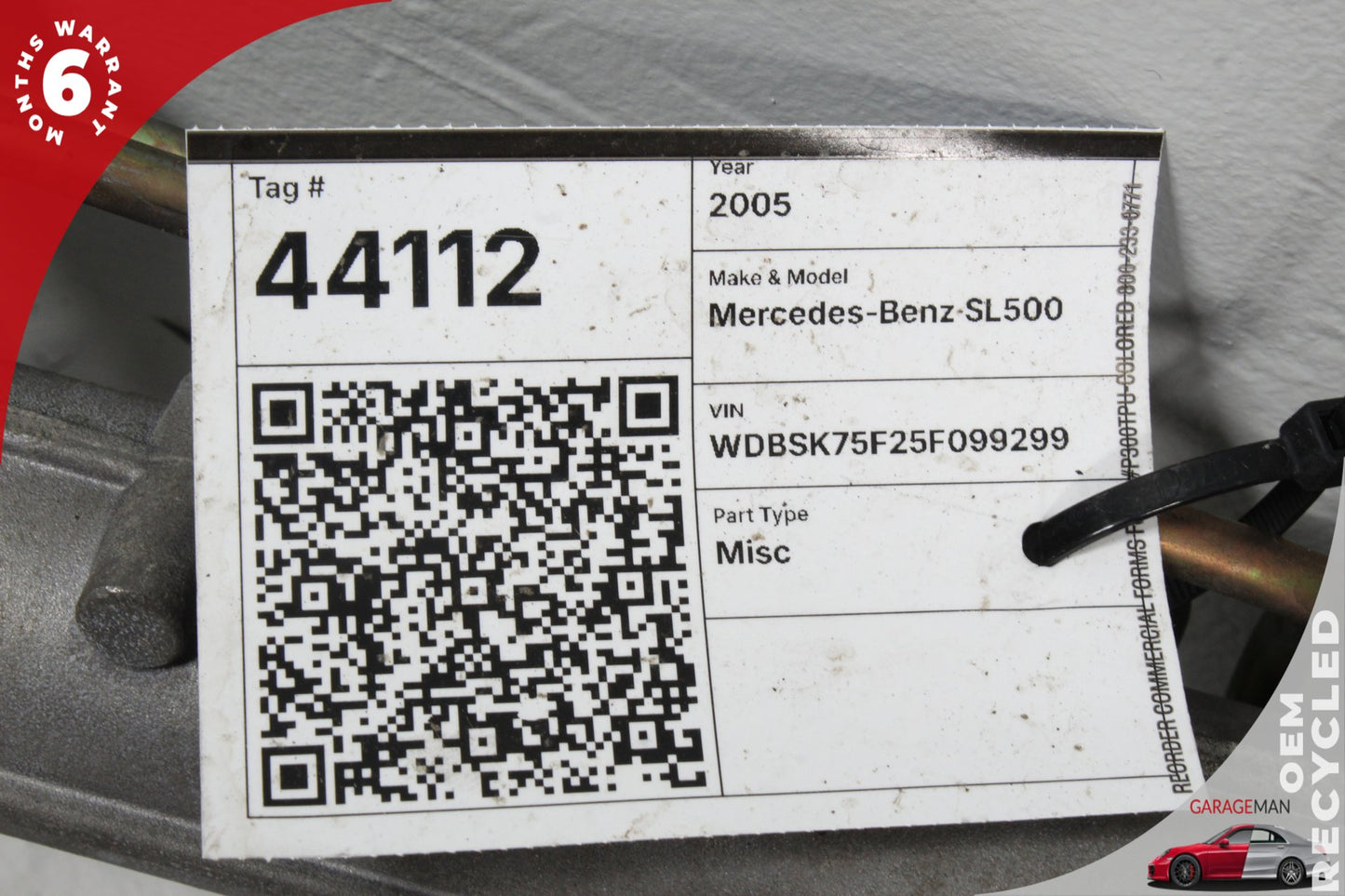2003-2006 Mercedes-Benz SL500 R230 Convertible Power Steering Rack 2304600800 OEM