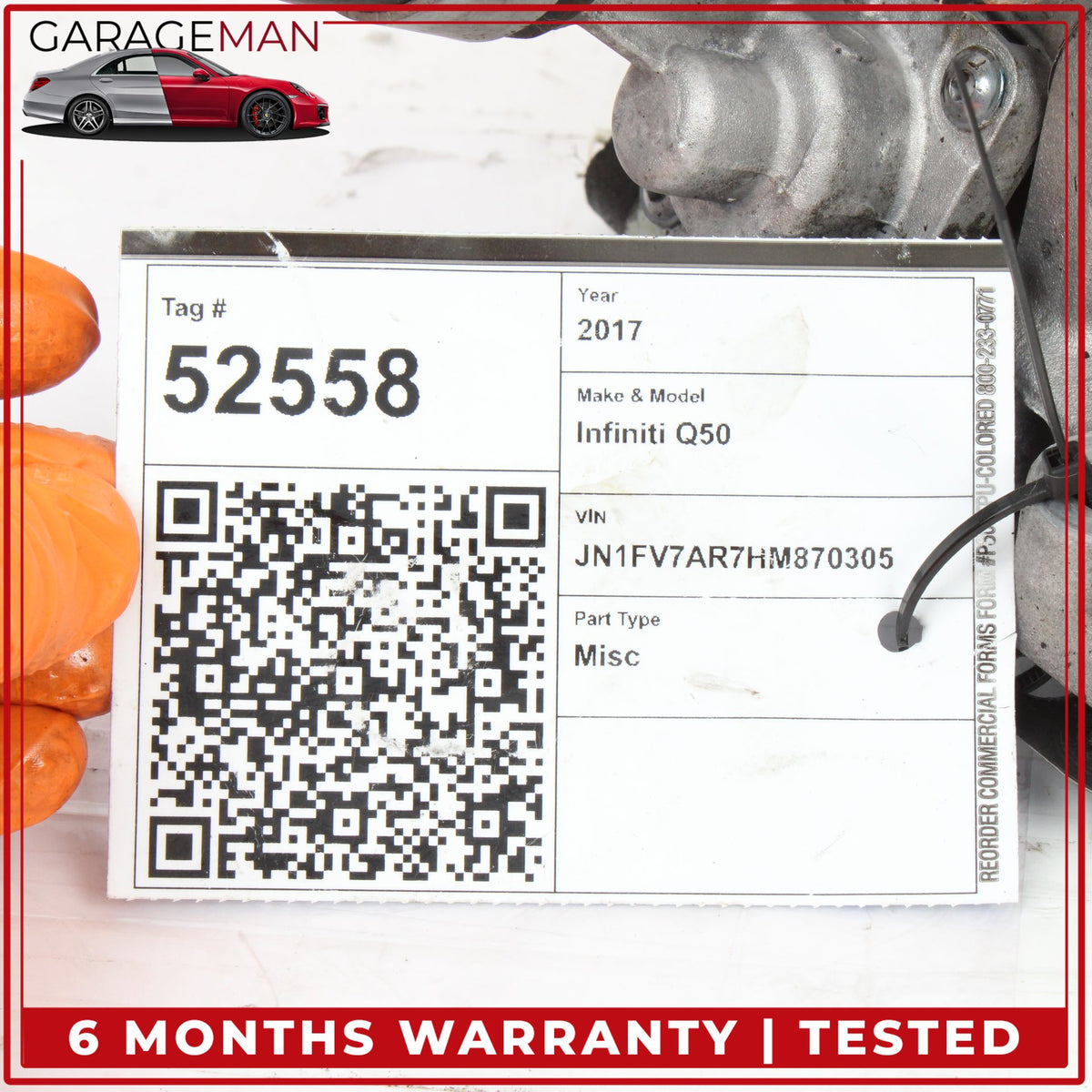 2016-2024 Infiniti Q50 Q60 3.0L Thermostat Water Control Valve 212505CA0A OEM