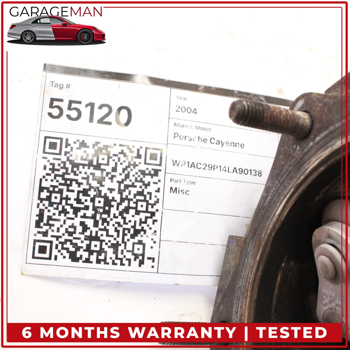 2003-2006 Cayenne 955 Turbo 4.5L V8 Right Turbocharger Turbo Charger OEM