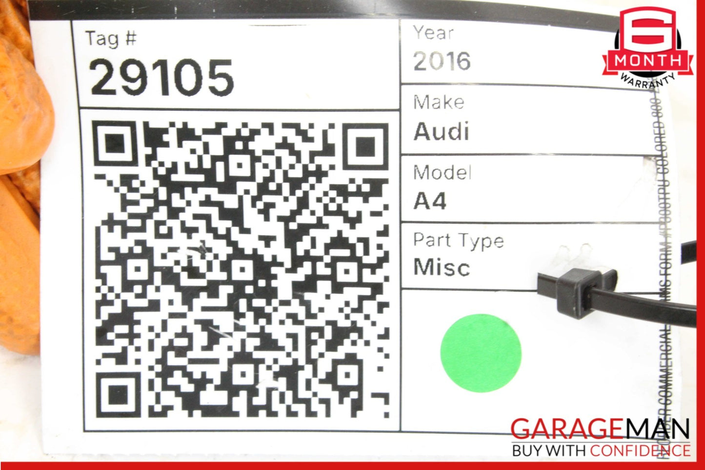 2012-2017 Audi A4 B8 Sedan Coolant Overflow Reservoir 8K0121405N Genuine