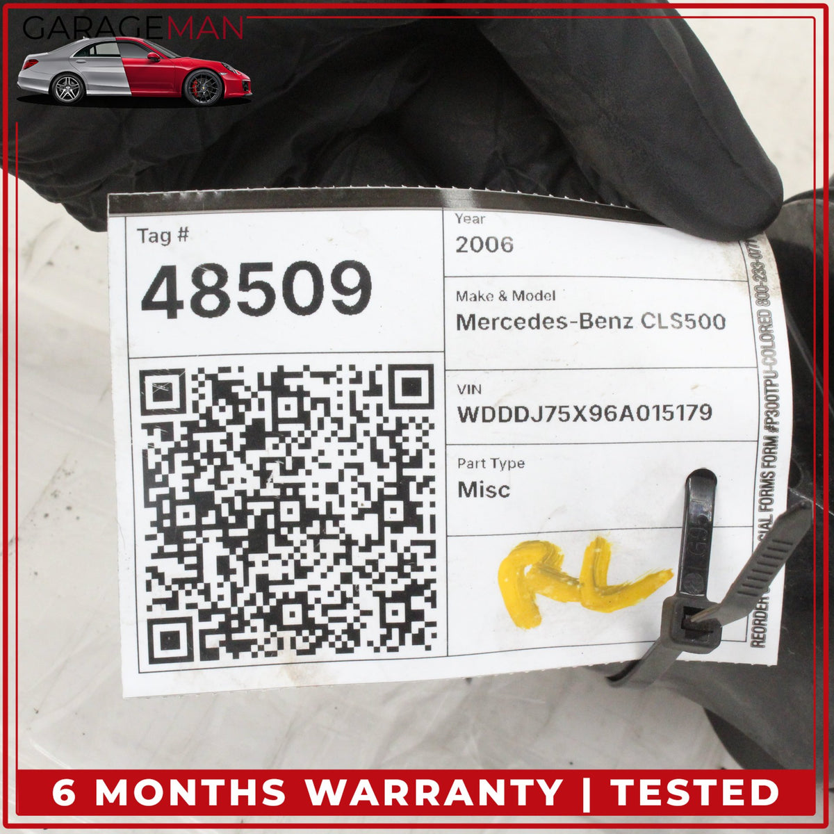 2003-2011 Mercedes W219 CLS500 Rear Left or Right Air Suspension Bag Shock OEM