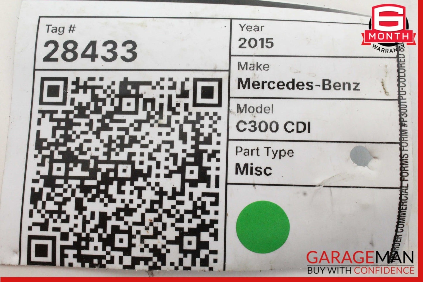 2015-2020 Mercedes-Benz C300 CDI Sedan Throttle Body 2701410025