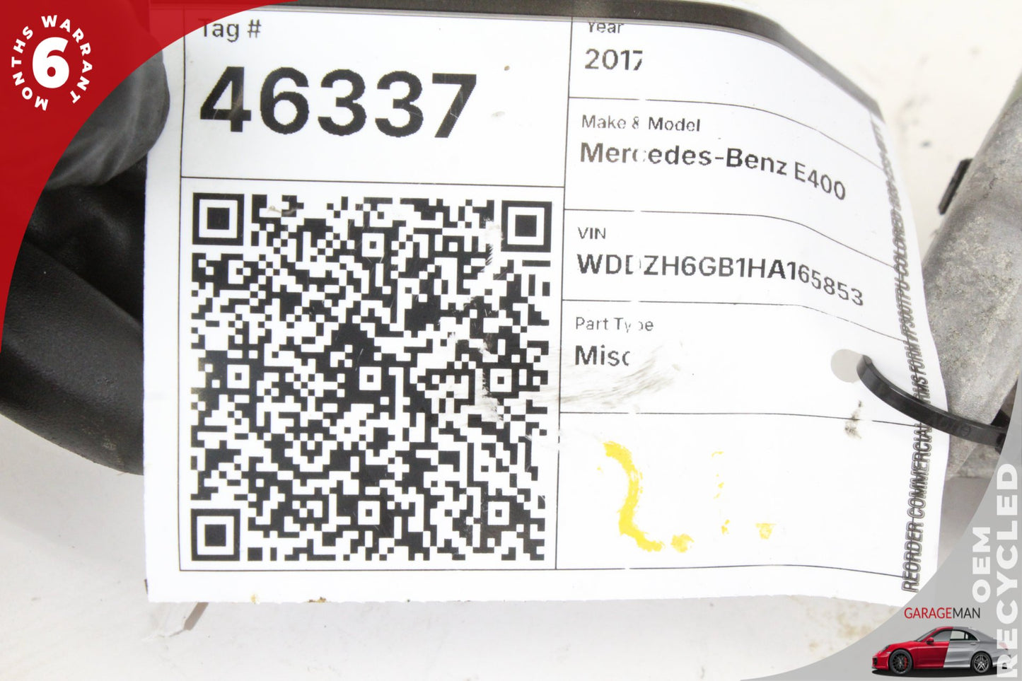 2017-2019 Mercedes-Benz E400 W213 AWD Rear Left or Right Shock Strut Absorber OEM