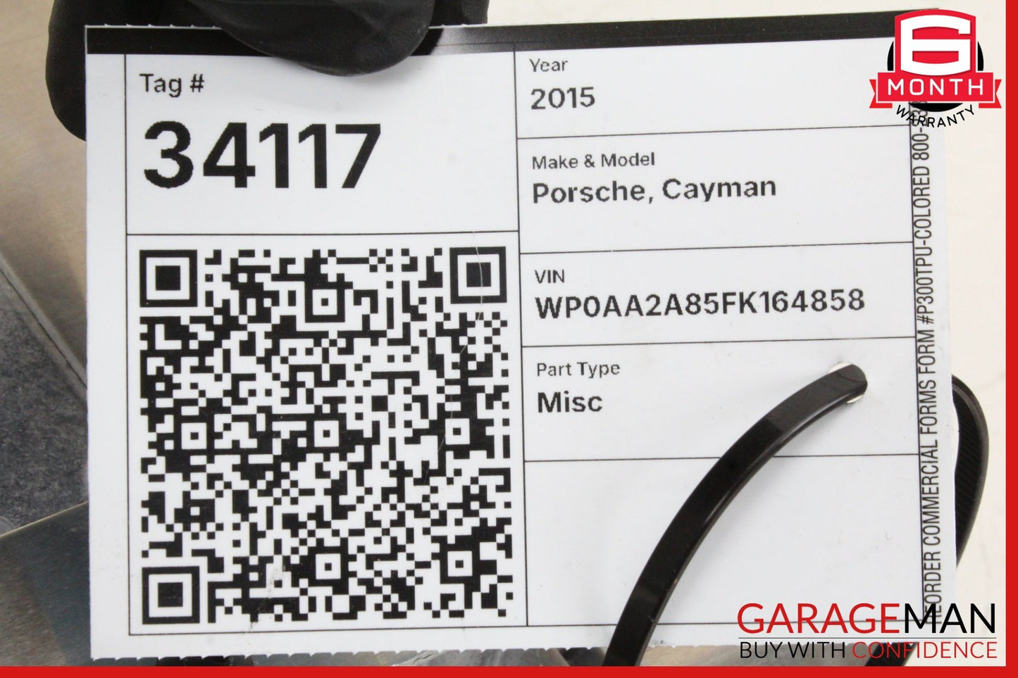 2013-2016 Porsche Cayman 981 2.7L Engine Computer Control Module 99161860203 OEM