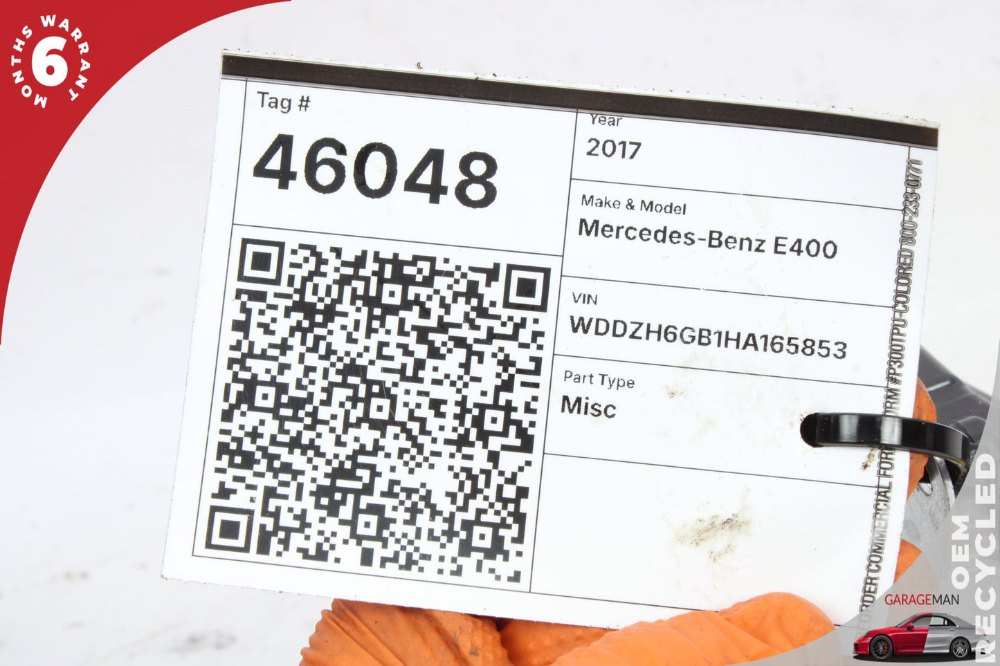 17-19 Mercedes-Benz E400 W213 Station Wagon Airbag Sensor SRS Control Module 2139010004