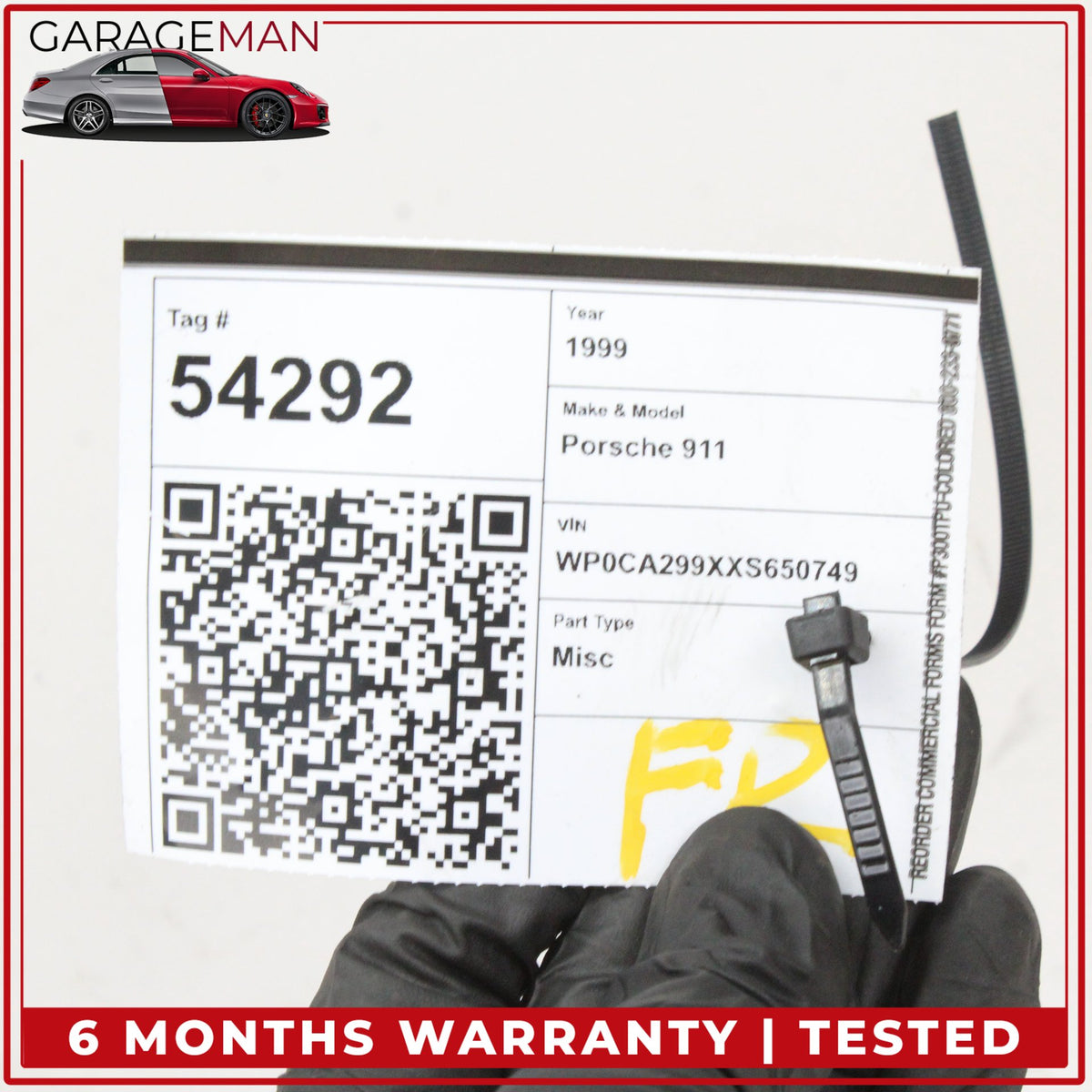1997-2005 Porsche 911 996 Rear Left and Right Side Quarter Panel Speaker OEM