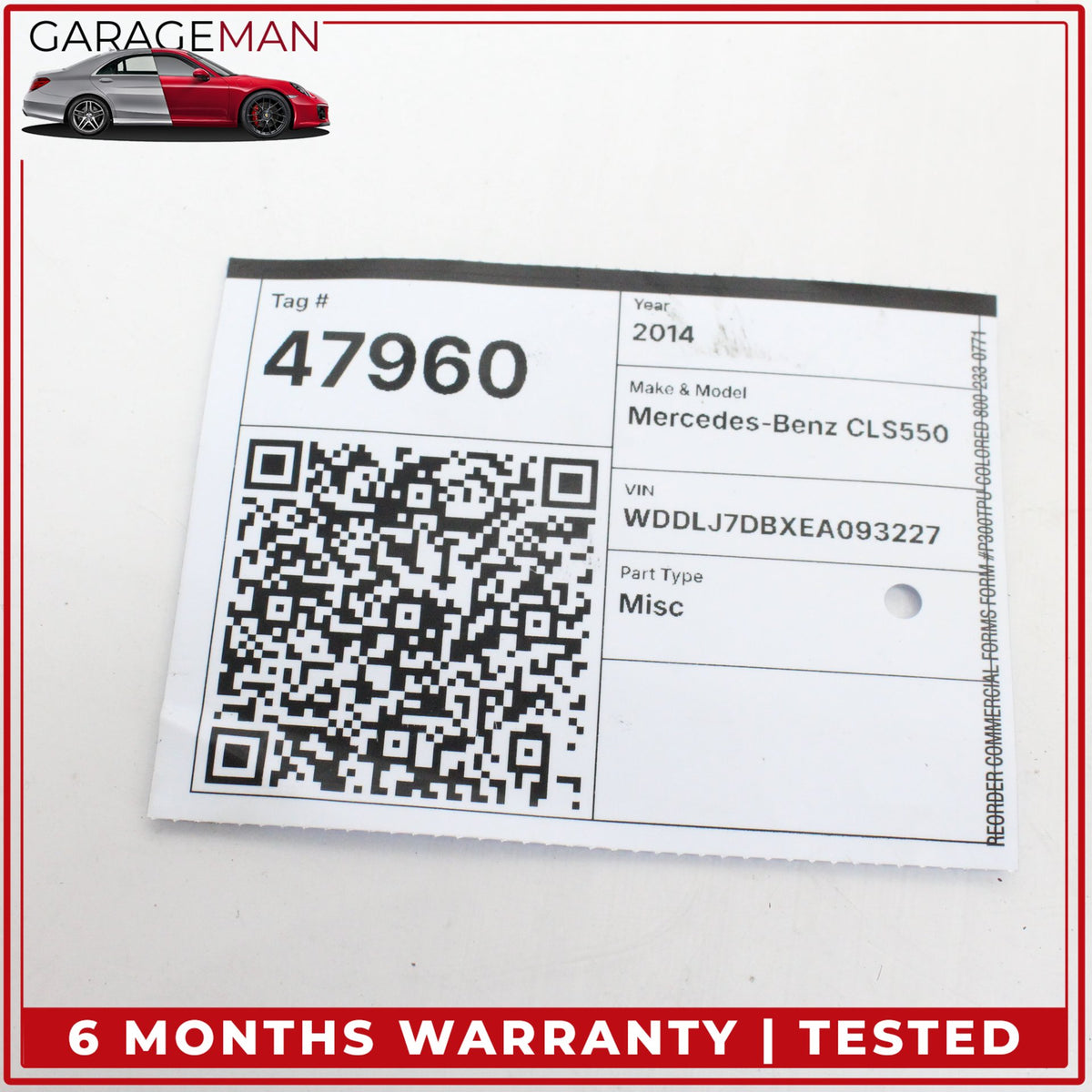 2011-2018 Mercedes-Benz CLS550 W218 Sedan Engine Computer/ ECU 2789001500 OEM
