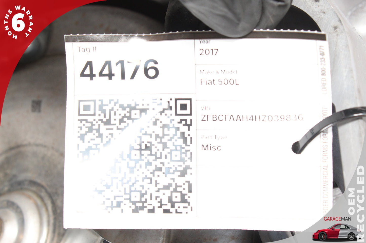 2015-2019 Fiat 500L 1.4L Hatchback 6 Speed Automatic Transmission OEM 78K