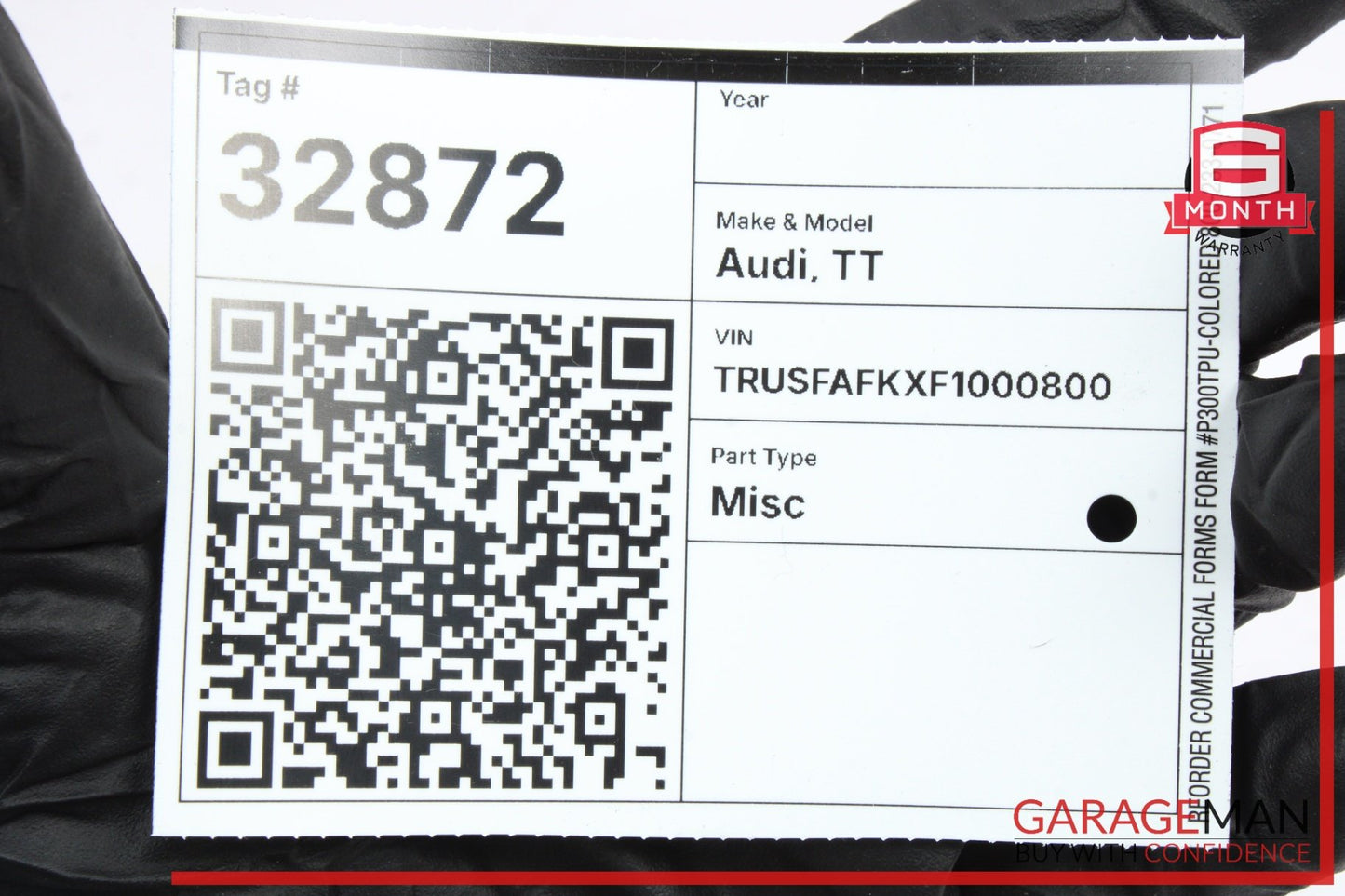 2008-2015 Audi TT 8J Airbag Air Bag Sensor SRS Control Module 8J0959655 OEM