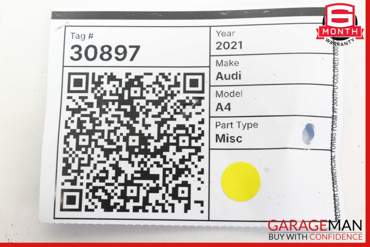 2018-2024 Audi A4 B9 Sedan Rear Left and Right Side Door Speaker 8W5035411A