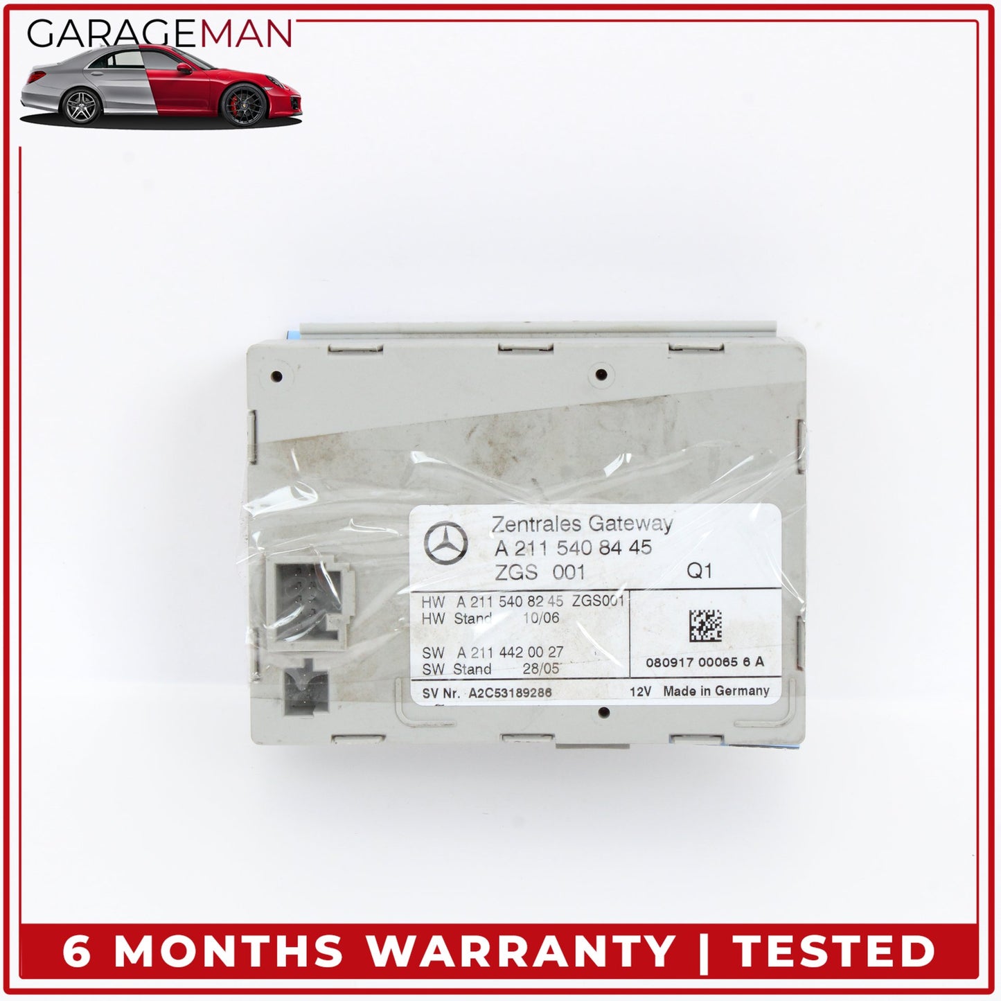 2001-2011 Mercedes W211 E350 Central Gateway Control Module Unit 2115408445 OEM
