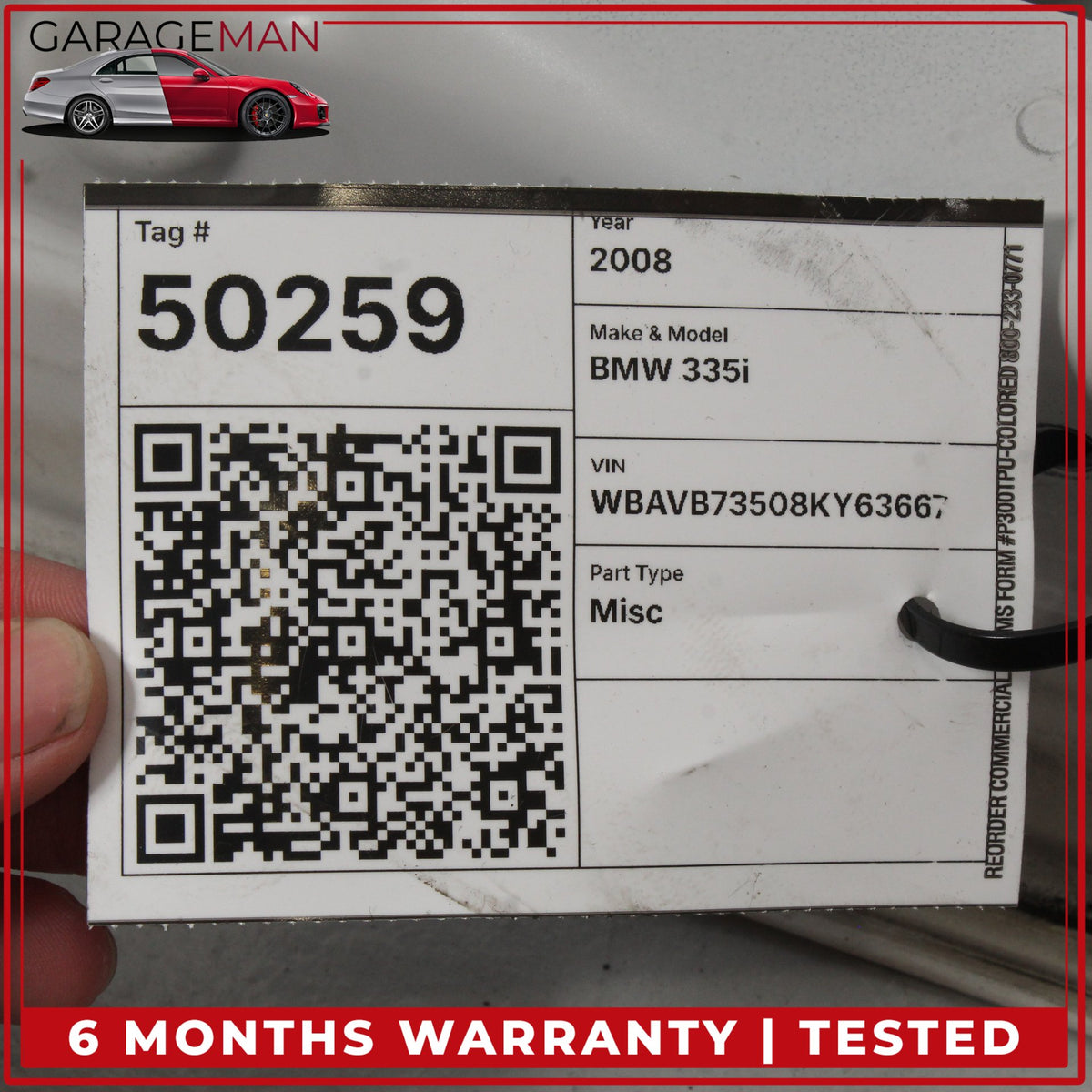 2006-2008 BMW 335i E90 Trunk Lid Hatch Gate Shell Cover 41627151491 OEM