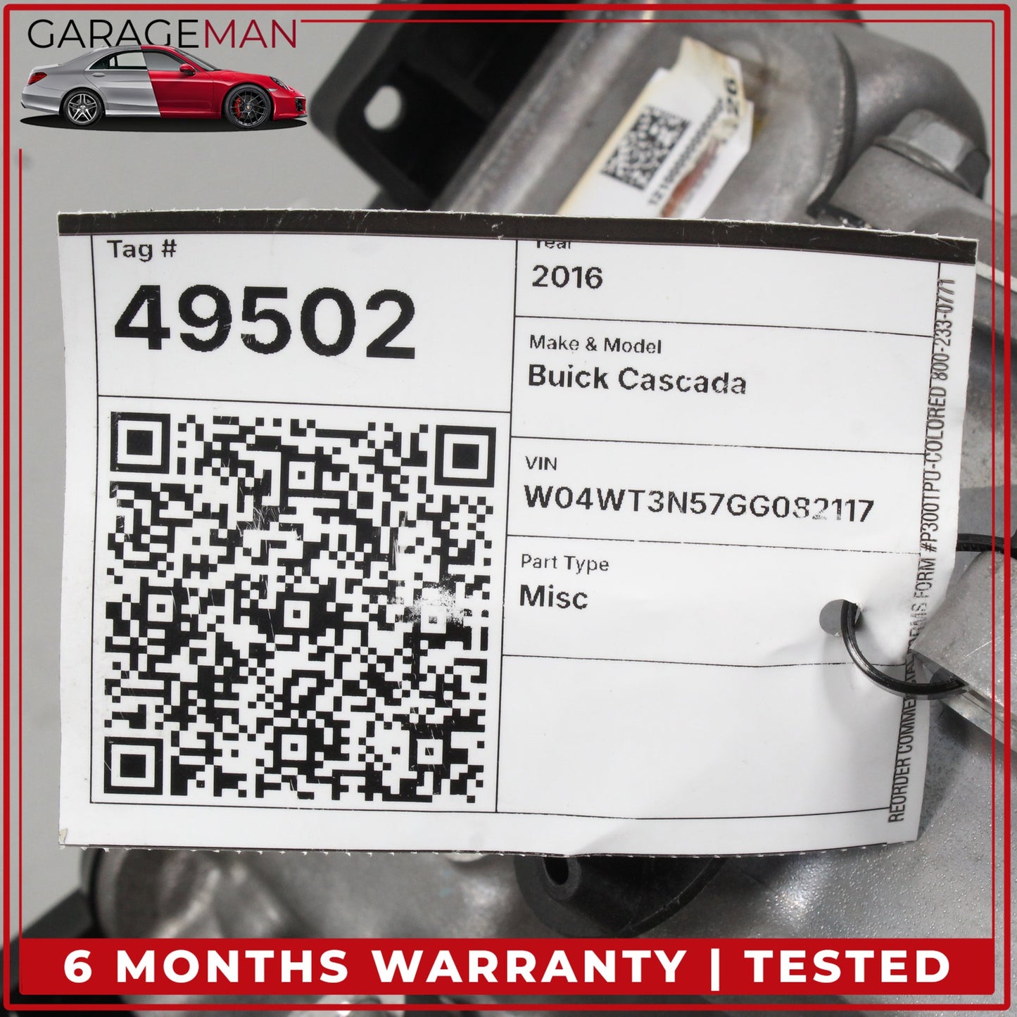 2016-2017 Buick Cascada 6 Speed Automatic Transmission 24274399 OEM 163K
