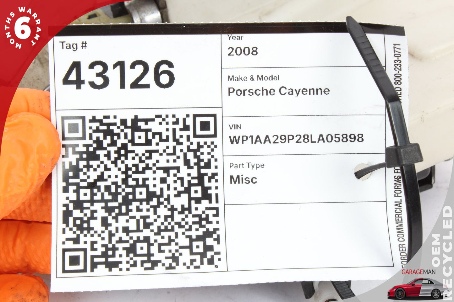 2003-2010 Porsche Cayenne 955 957 Front Left Door Lock Actuator 3D1837015AD OEM