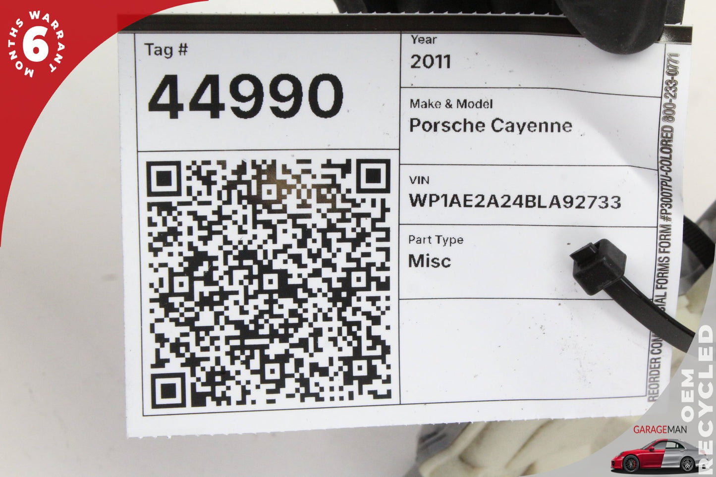 2011-2018 Porsche Cayenne 958 Front Right Side Door Lock Actuator 8J1837016B OEM
