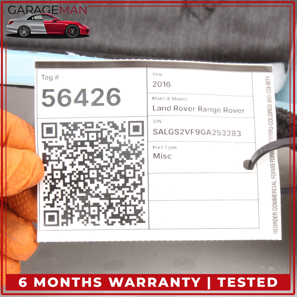 2013-2021 Land Rover Range Rover L405 Left & Right C Pillar Trim Leather Set OEM