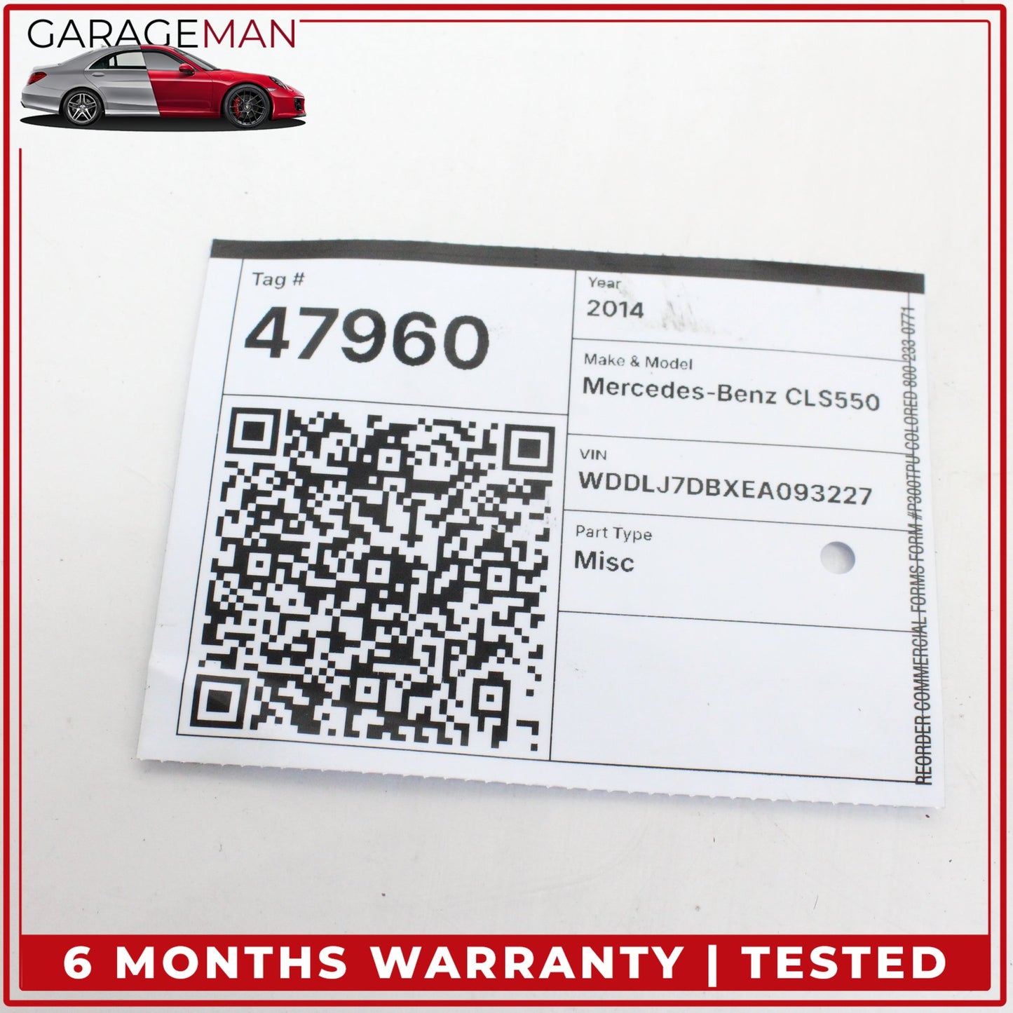 2011-2018 Mercedes-Benz CLS550 W218 Sedan Engine Computer/ ECU 2789001500 OEM