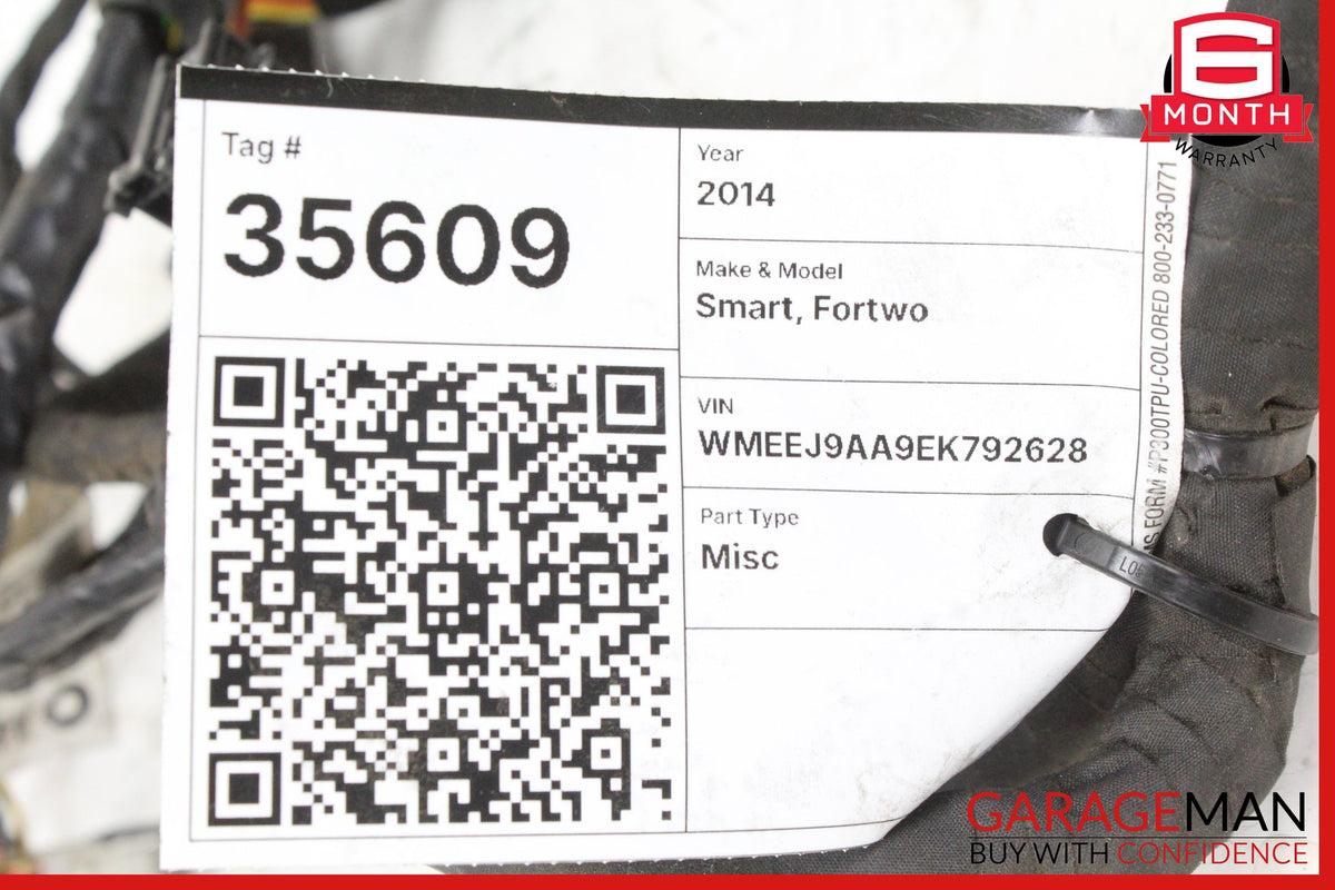 2013-2015 Smart Fortwo 451 EV Electric Engine Motor Wiring Harness 4515402106