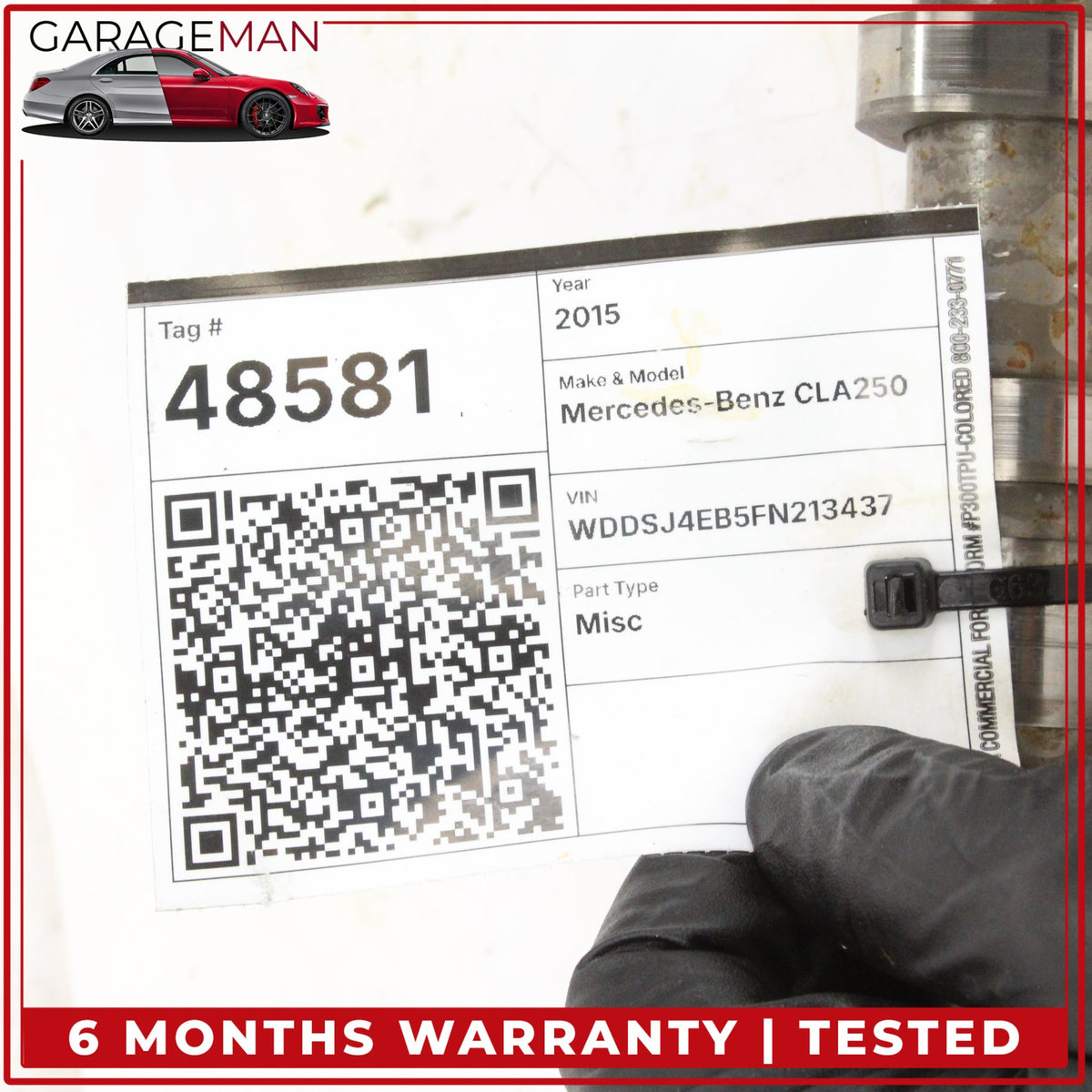 2015-2020 Mercedes W117 CLA250 2.0L Engine Exhaust Camshaft 2700510101 OEM