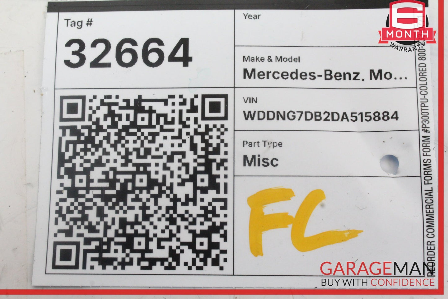 2007-2014 Mercedes-Benz S550 W221 Trunk Lid Latch Lock Actuator 2217500161
