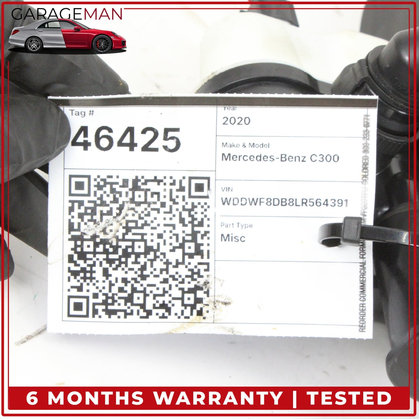 2019-2023 Mercedes W205 C300 GLC300 Fuel Gas Vapor Charcoal Carbon Canister OEM