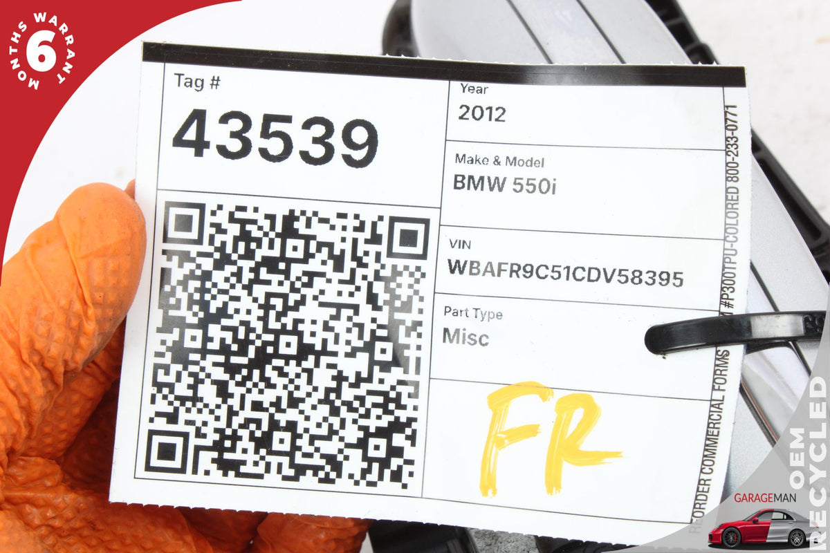 2011-2016 BMW F10 550i 528i Front Right Side Exterior Door Handle 7175650 OEM