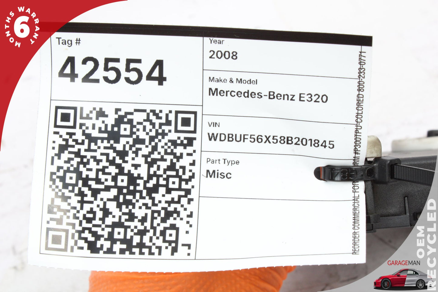 03-09 Mercedes E350 W211 Right Front Door Control Module 2118702085 OEM