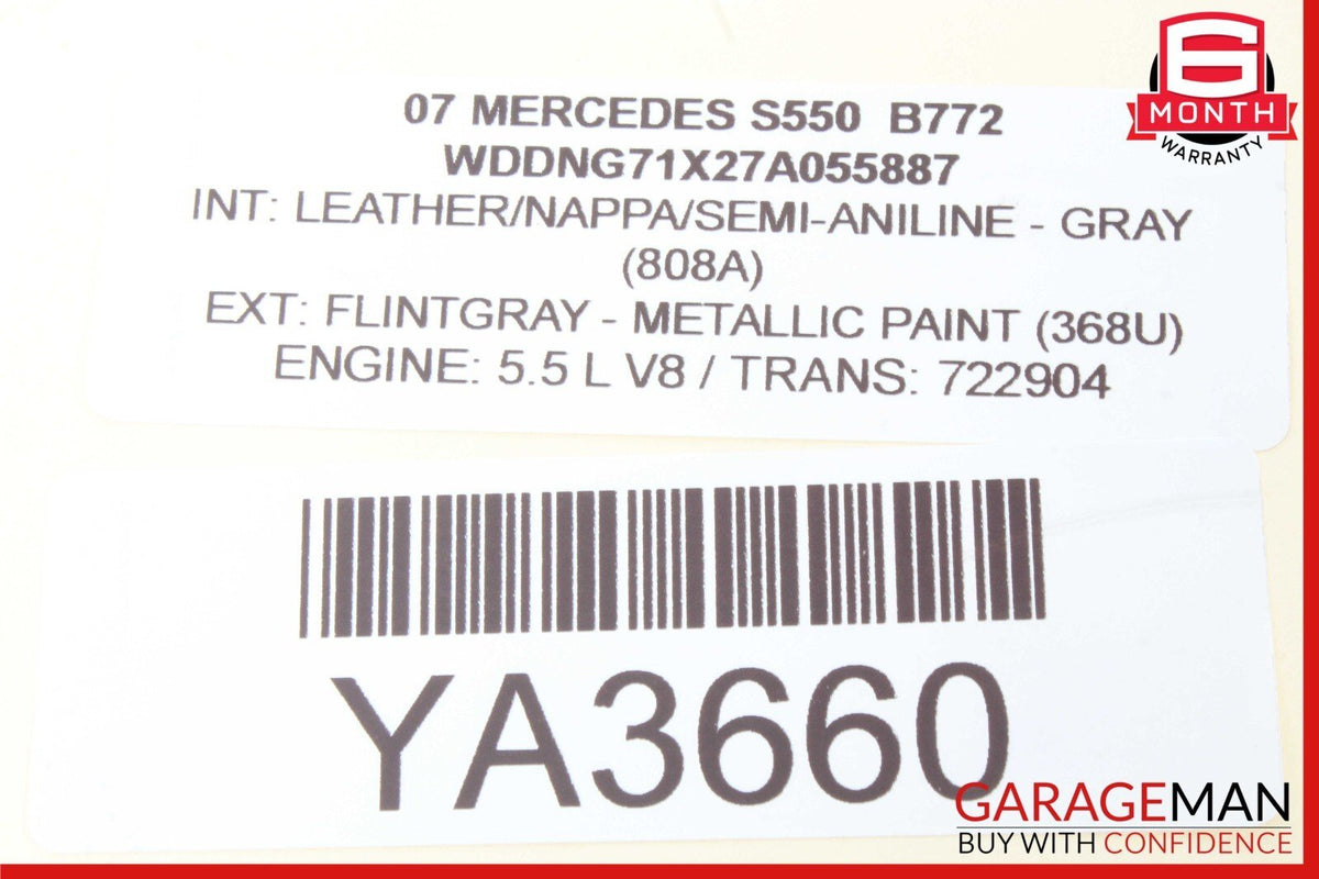 07-10 Mercedes W221 S550 CL550 Steering Wheel Airbag Air Bag OEM