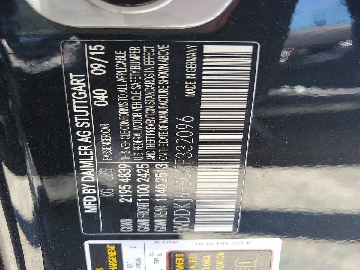 Parting Out- 2016 Mercedes-Benz E400 W207- 145