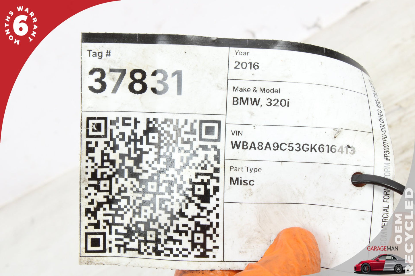 2012-2018 BMW 320i F30 Sedan Timing Chain Solenoid Valve Actuator 7593719 Genuine