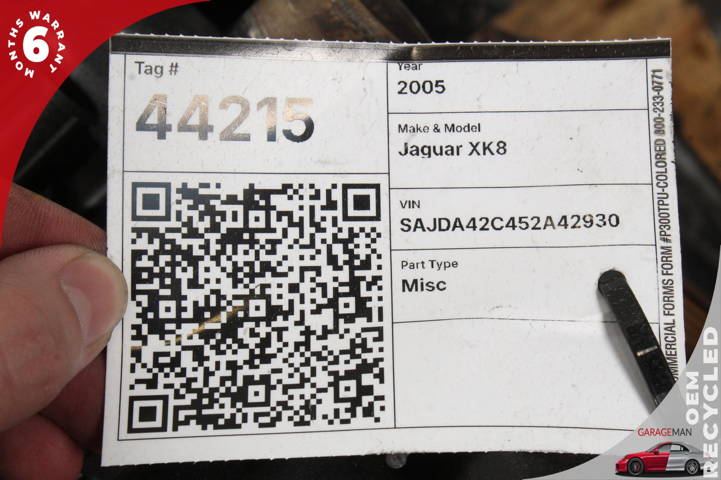 2003-2006 Jaguar XK8 XJ8 S-Type 4.2L Engine Motor Assembly AJ34 OEM 95k