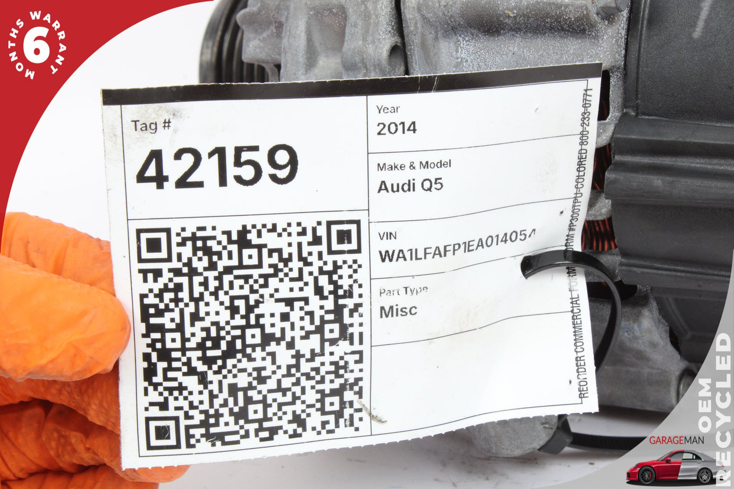 2013-2017 Audi Q5 A4 A5 Engine Alternator Generator 06H903017K OEM